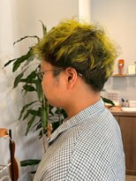 ビ ダーン(be done)&nbsp;ヘアマニキュアとカラー剤を組み合わせたメンズデザインカラー