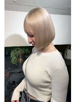 メイクス 町田(MAYKS)&nbsp;丸みボブ×ハイトーンカラー