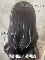 ポルム パプリカ(polum paprika)&nbsp;20代30代大人可愛いウェーブ×透明感アッシュ
