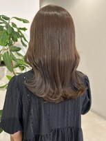 アモレット 天文館店(amoretto)&nbsp;アッシュカラー 透明感カラー 顔周りカット レイヤーカット