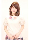 耳かけ可愛い小顔ミディアム