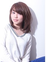 リメル 奥沢自由が丘店(Remel)&nbsp;【Ａｓｈ自由が丘/坂本哲也】斜めバング×ワンカールロブ