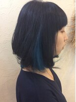 コミュニヘア(communi Hair) インナーカラーでブルーに☆