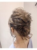 AUSTIN イルミナカラーが際立つ編み込み着付けヘアセット
