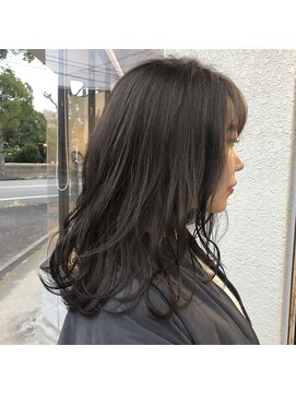 ノア(noa.) ブリーチなし透明感グレージュカラー