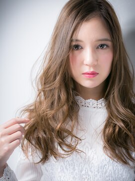 カバーヘアアンドスパ ブリス 浦和(COVER HAIR&SPA bliss) くせ毛風無造作カールの小顔グラマラスロングw浦和10代20代30代