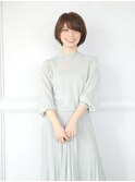 【北生駒/真弓nao*c】ふんわり丸みのショートボブvol.2