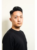 メンズかき上げニュアンスマッシュサイドパート韓国マッシュ