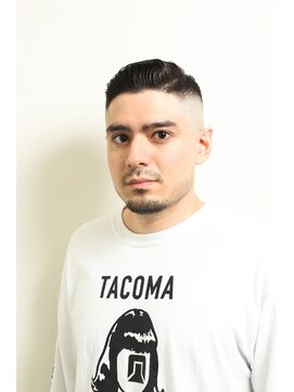 レンゲン(LENGEN) メンズかき上げニュアンスマッシュサイドパート韓国マッシュ