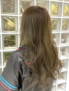 ルーチェ(Luce) カーキブラウンロング