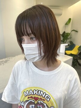 フェーディン(fa/din) ぱっつんバングウルフボブ