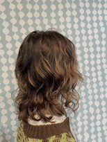 ラストーリア(La storia) オータムベージュ 愛されミディ パーマスタイル