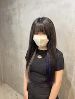 リエコー(RE'ECHO)&nbsp;紫×グレーのインナーツートンカラー*