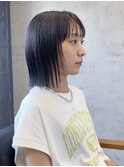 切りっぱなしボブ