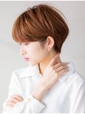 青山 表参道 ショートカット 30代40代 チョコレートブラウン