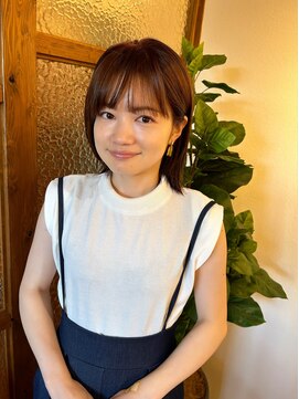 スエダ(SUEDA) レイヤーボブスタイル