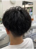 メンズニュアンスパーマ ＃平井＃理容室＃バーバー＃メンズ