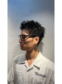 スパイキーショートメンズカット池袋ビジネススタイル