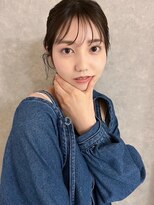 オブジェ シエル(obje't ciel)&nbsp;【obje't ciel】顔まわりレイヤー×light blue make【暮石　唯】