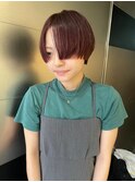 【恒吉佐央理】顔まわりのパツっと感がかわいいマッシュショート