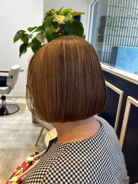 アンソル オブ リシェール(N'SOL of RICHAIR) 黒髪/ボブルフ/ネビージュ/小顔/ワンレン/南越谷/髪質改善/前髪