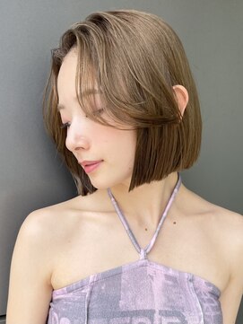 トルネード(TORNADO) 韓国ボブくびれボブ切りっぱなしボブ額下ボブ M1117表参道