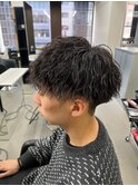 1分スタイリング 無造作ツイスパマッシュ
