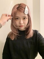 ユニコ(unico)&nbsp;レイヤーカット/ピンクベージュ