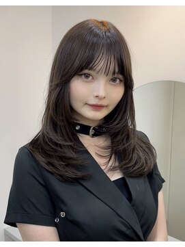 20代30代40代髪質改善大人ガーリー姫カット透明感暗髪艶カラー