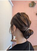 ゆるふわシニヨン
