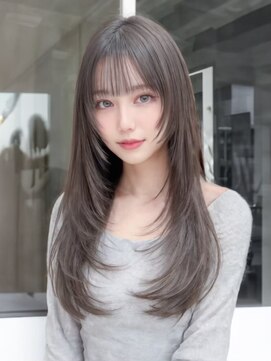 コア 梅田茶屋町店(Core) 髪質改善 艶髪 暗めカラー韓国風 前髪カット 小顔 梅田