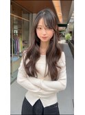 小顔レイヤー透明感カラーkchiara天神新名敬子