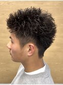 スパイキーパーマ