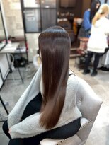 ハル 新宿(haru)&nbsp;ココアブラウン/艶髪ロング/透明感カラー/髪質改善ストレート
