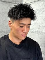 キングオブヘアバイノイズアンドフィフス 京都駅前店(KING of hair by NOISM&fifth) 京都五条メンズカットアクティブショートフェザーショート眉毛◆