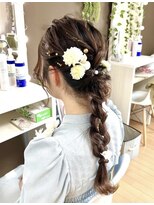 ジェミータ 横浜&nbsp;編み下ろし【横浜/ヘアセット/結婚式】