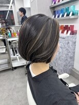 アッシュ 洋光台店(Ash)&nbsp;大人ハイライト×グレージュボブ