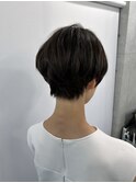 小顔ひし形 レイヤーカット 透明感カラー