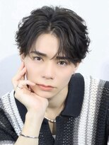 アズ ワン(AS ONE)&nbsp;シースルーマッシュ韓国メンズヘアコンマバングフェザーパーマ