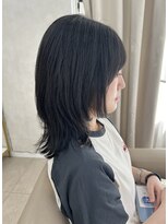エレノア 渋谷公園通り店(Eleanor)&nbsp;【錦まりな】黒髪×ミディアムレイヤー