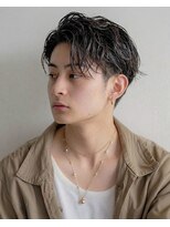 ウィールール 栄町店(WE RULE) ハンサムショートカットメンズカットツーブロックセンターパート