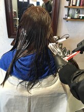 薬剤の塗布時間は1、2分以内！