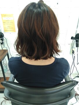 シャンス ヘアー(Chance hair) 【Marie style】やわ巻き肩上ボブ