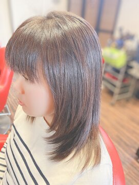 ヘアスペース レフュージエヌ(Hair space Refuge N) ミディアムレイヤー