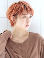 アルバム 銀座(ALBUM GINZA) ふわショート_ハイライトカラーセミウェットウェーブ_8053