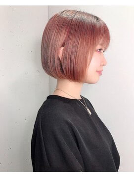 アクト 仙台店(ACT) ミニボブ×ピンクベージュ