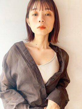 アンアミ キチジョウジ(Un ami Kichijoji) 【unami】外ハネボブ×シースルーバング 澤田杏奈