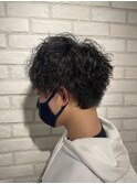 メンズ×スパイラルパーマ