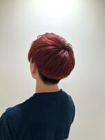 プレミアムバーバー 原宿店(PREMIUM BARBER produce by HIRO GINZA) ショートマッシュ×レッド