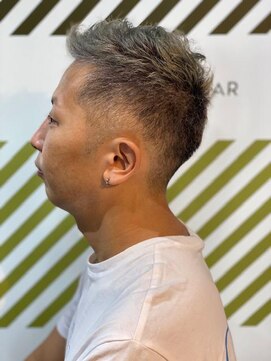 バーバーバー 四谷(BARBER-BAR) ワンセクションアップバンクショート